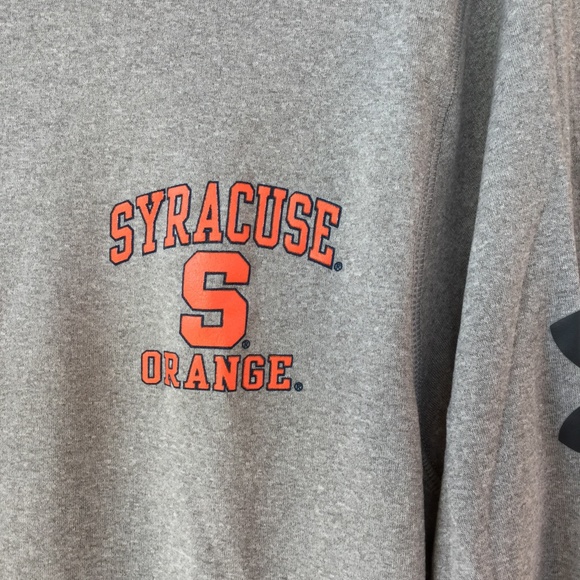 Under Armour SYRACUSE UNiversity Zipper CUSE SYR Go Big Orange Looks like new - Picture 5 of 10